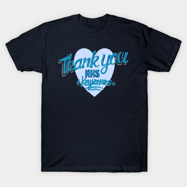 Thank You NHS and Keyworkers T-Shirt by Neon-Light